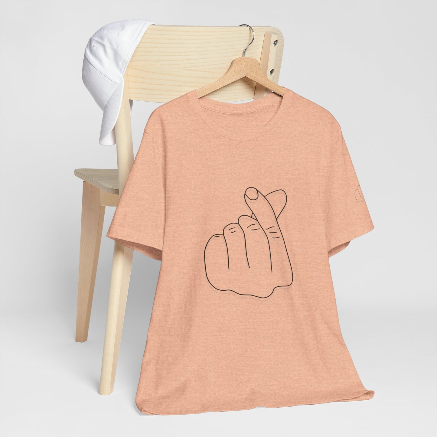 Minimalist Hand Sign Unisex Tee | Casual Everyday Wear | Perfect for Gift Givers