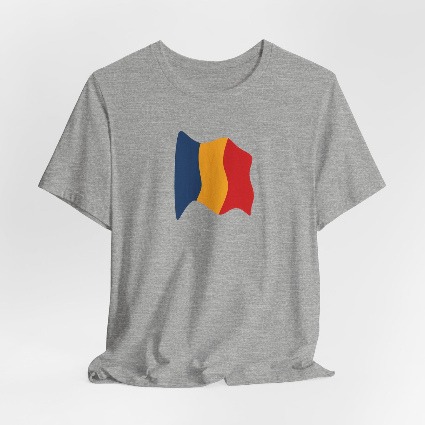 Romanian Flag Unisex Short Sleeve Tee, Casual Shirt, Travel T-Shirt, Gift for Romanians, Summer Outfit, Everyday Wear