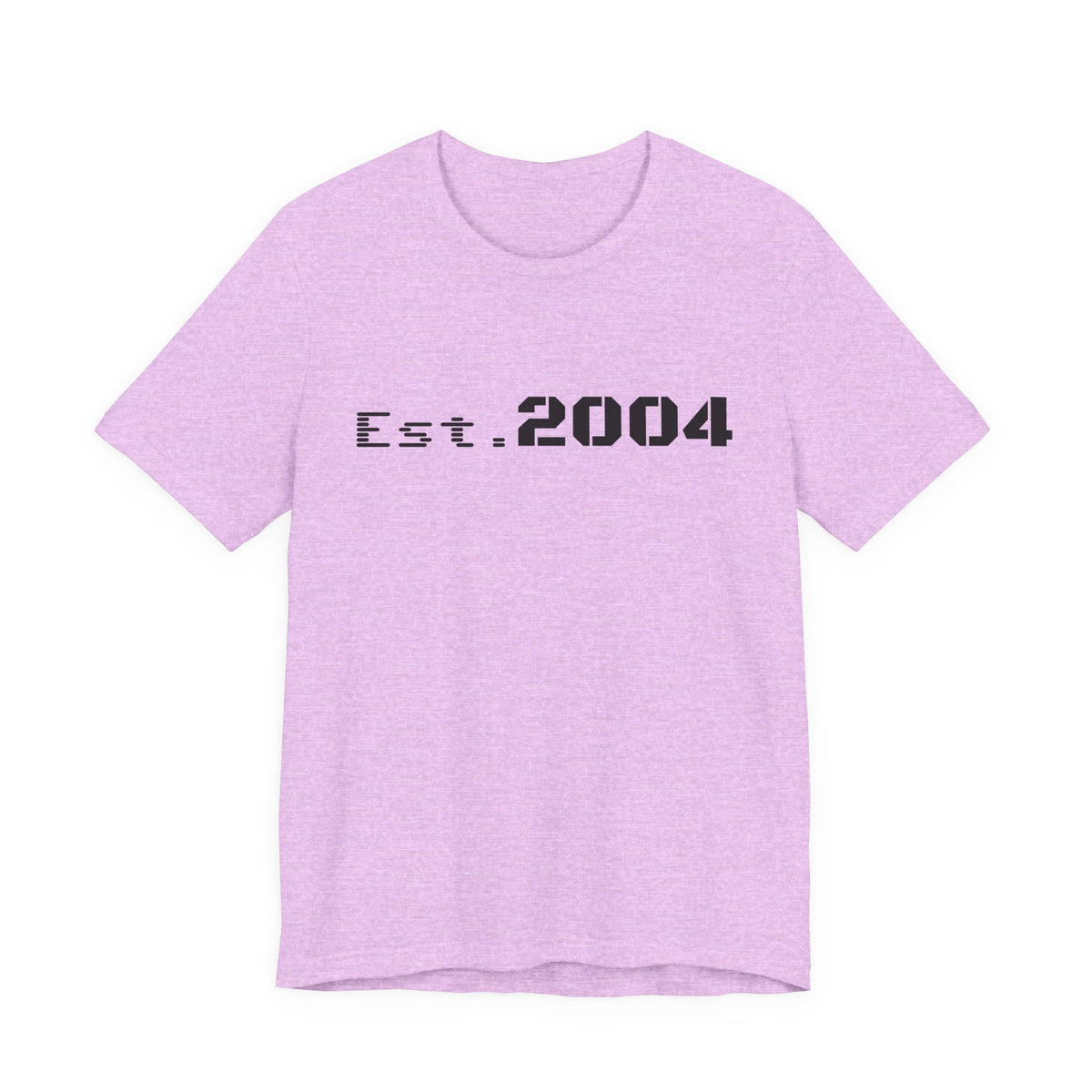Minimal vintage Est. 2004 T-shirt by Printify featuring a classic design and birth year detail on a comfortable cotton tee.