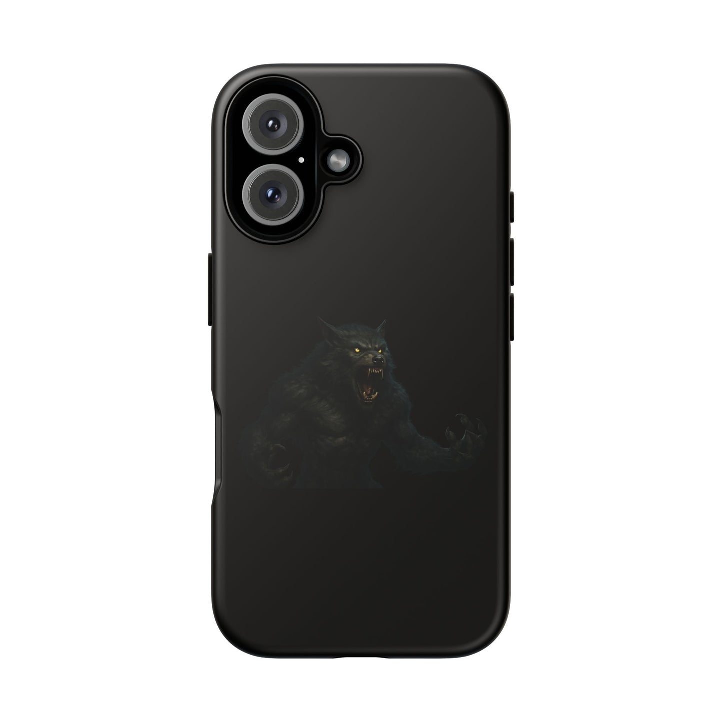 Werewolf Phone Case, Tough Cases, Black Panther Design, Gift for Animal Lovers, Phone Accessories, Fierce Phone Protection - TRV