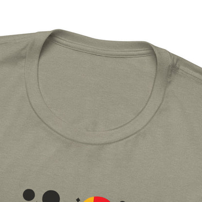 Artistic Heart Unisex Jersey Tee - Vibrant Graphic Tee, Casual Wear, Gift for Art Lovers, Birthday Surprise, Everyday Comfort - TRV