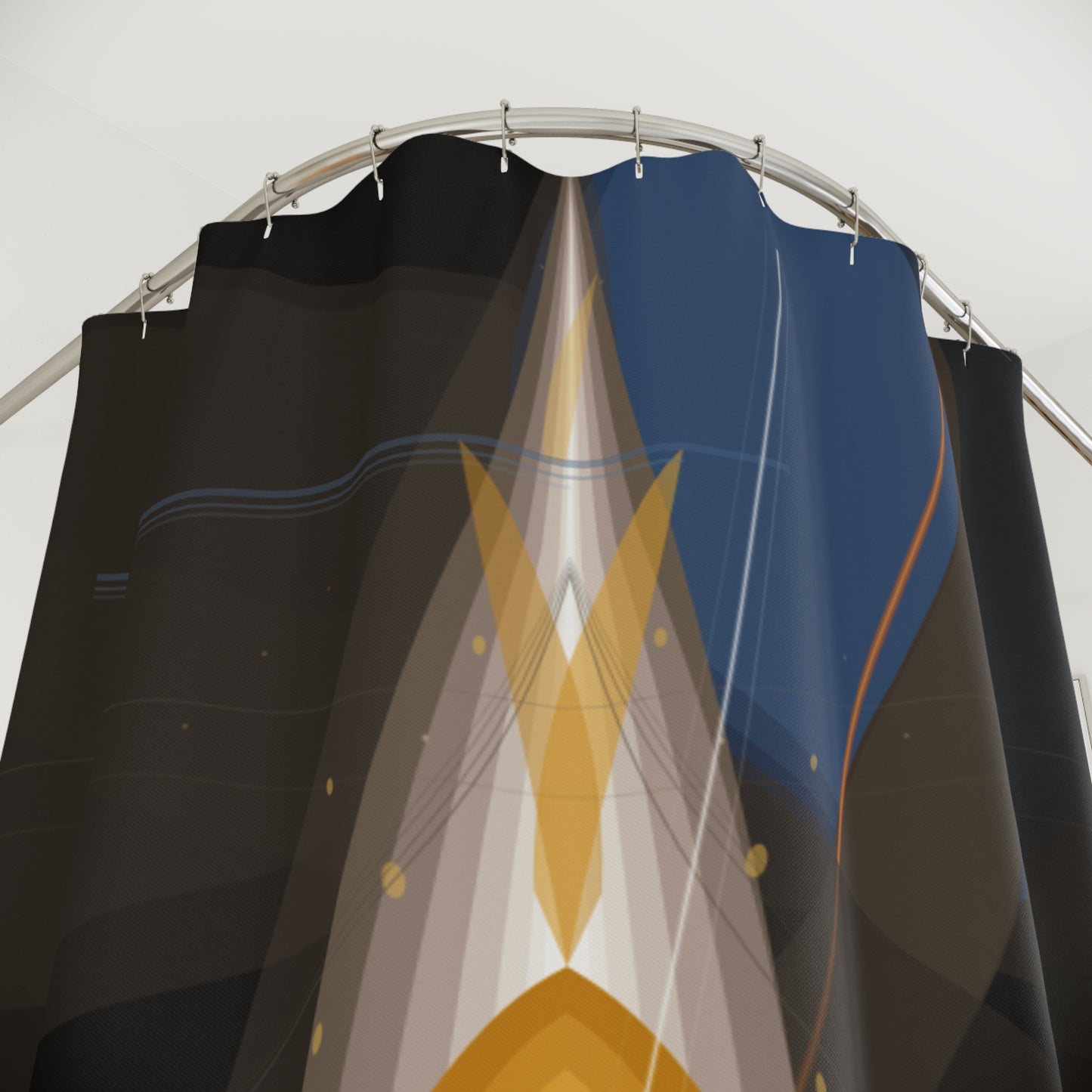 Abstract Shower Curtains