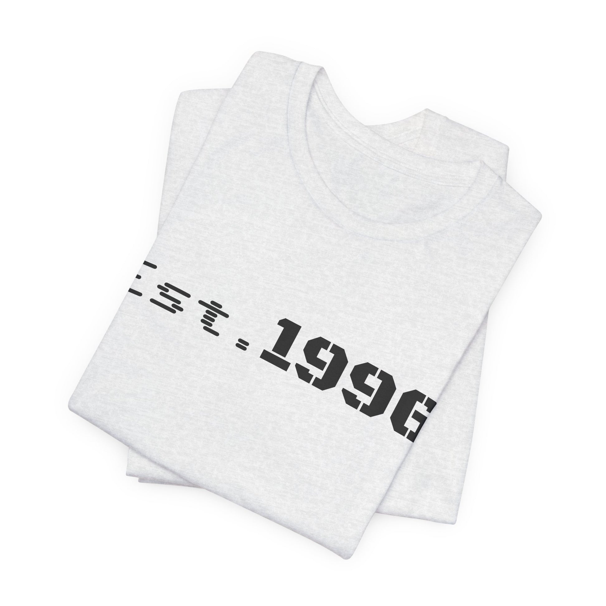 Vintage Est. 1996 T-shirt by Printify featuring a classic design, perfect as a birthday gift for someone born in 1996.