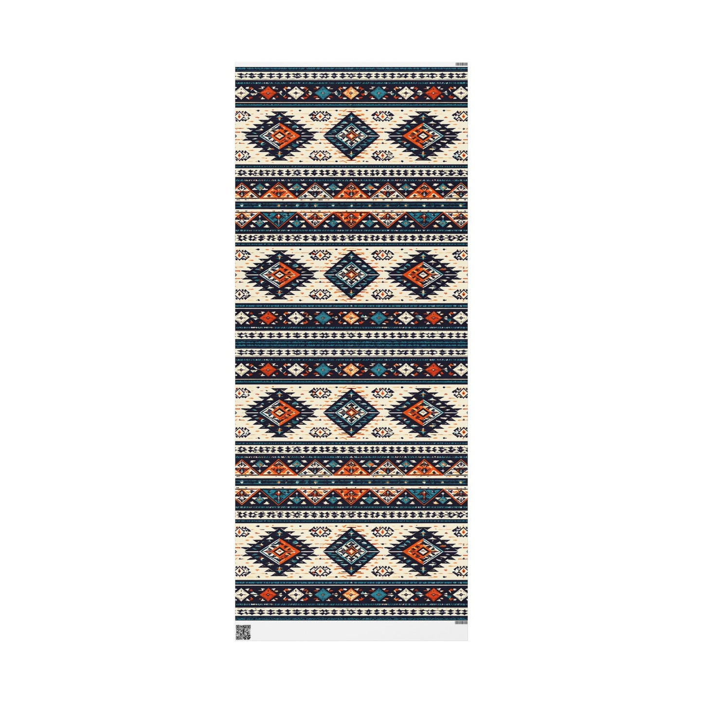 Southwestern Aztec Pattern Wrapping Paper Roll — Rustic Tribal Gift Wrap