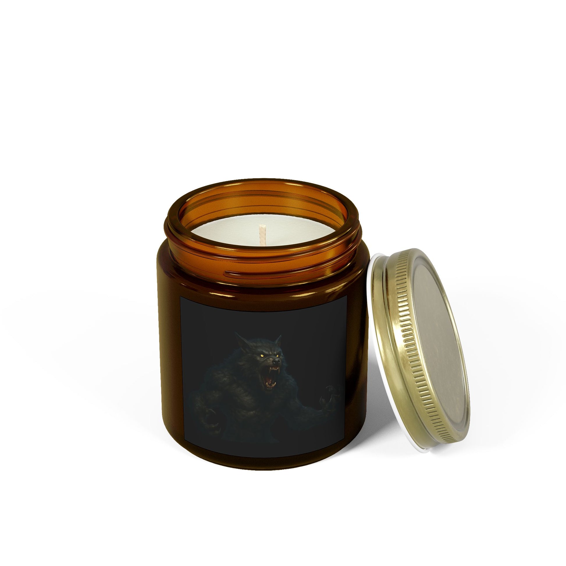 Mystical Creature Scented Candle, Hand-Poured Coconut Apricot Wax, Home Decor, Unique Gift, Halloween, Relaxation, Aromatherapy - TRV