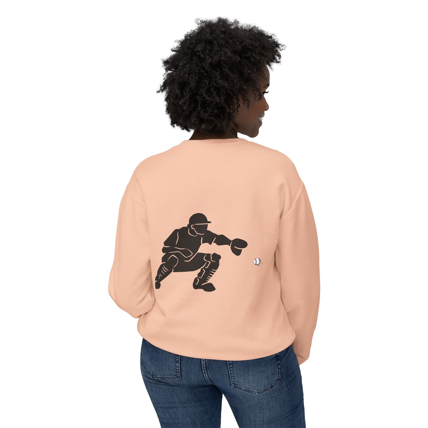 Baseball Catcher Unisex Sports Crewneck Sweatshirt - Perfect for Athletes & Casual Wear, Great for Game Days, Birthdays, Apparel for Fans