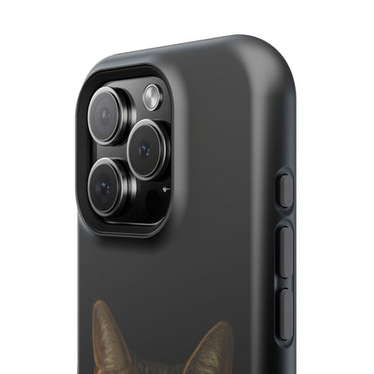 Magnetic Impact-Resistant Phone Case — Realistic Tabby Cat Portrait