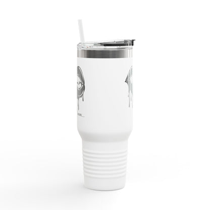 Stylish Insulated Travel Mug - 40oz with Edgy Design for Coffee Lovers