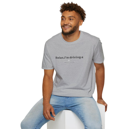 Black UFO T-Shirt by Printify featuring a humorous alien graphic, perfect for sci-fi fans and casual wear.
