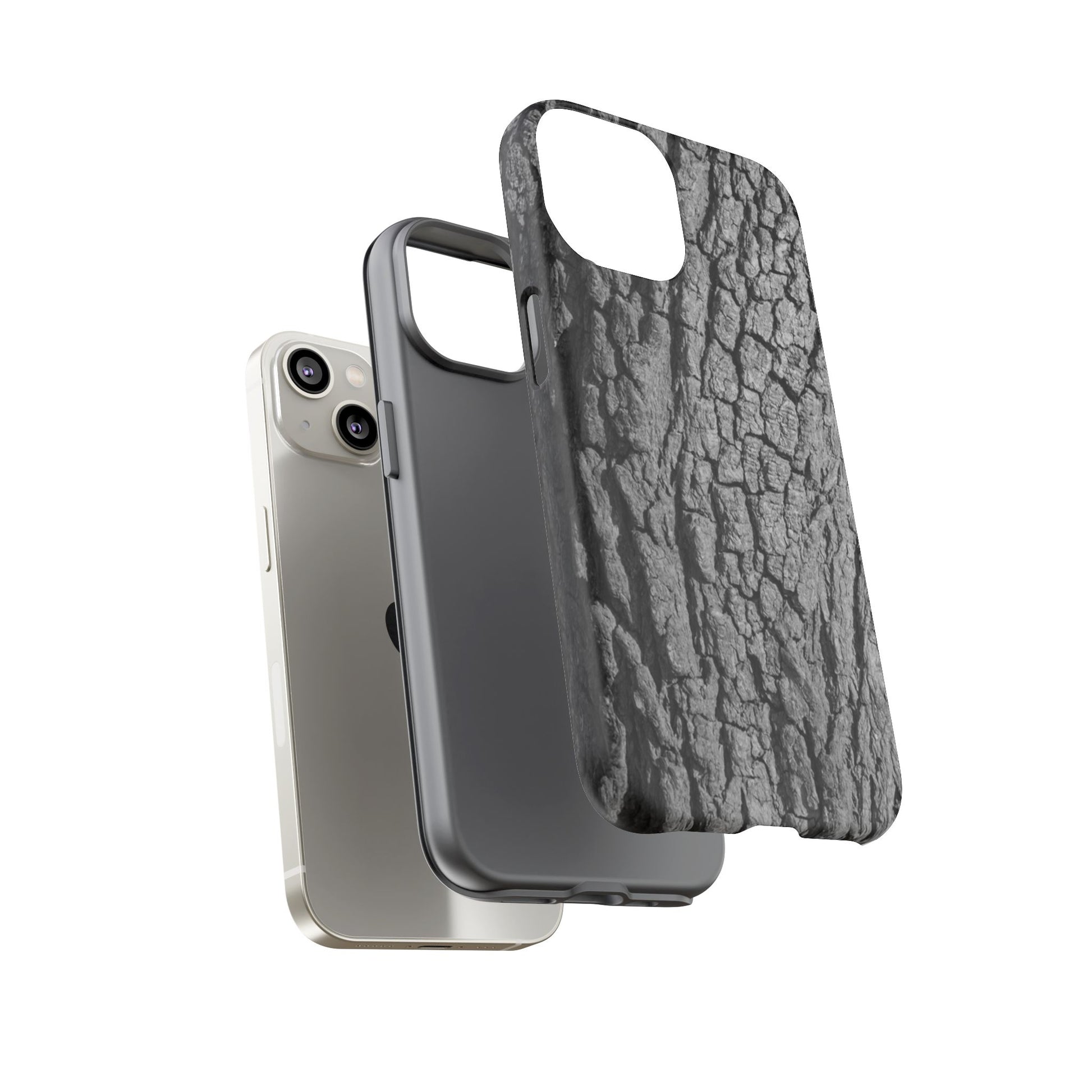 Rustic Bark Phone Case - Tough and Durable Protection - TRV