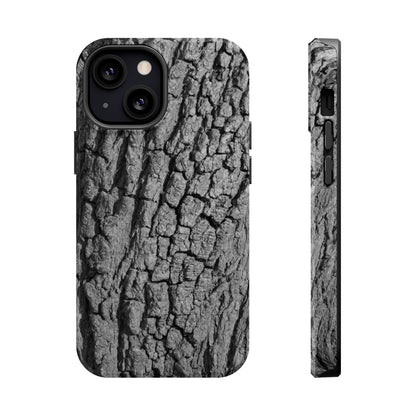 Bark texture phone case on Samsung phone