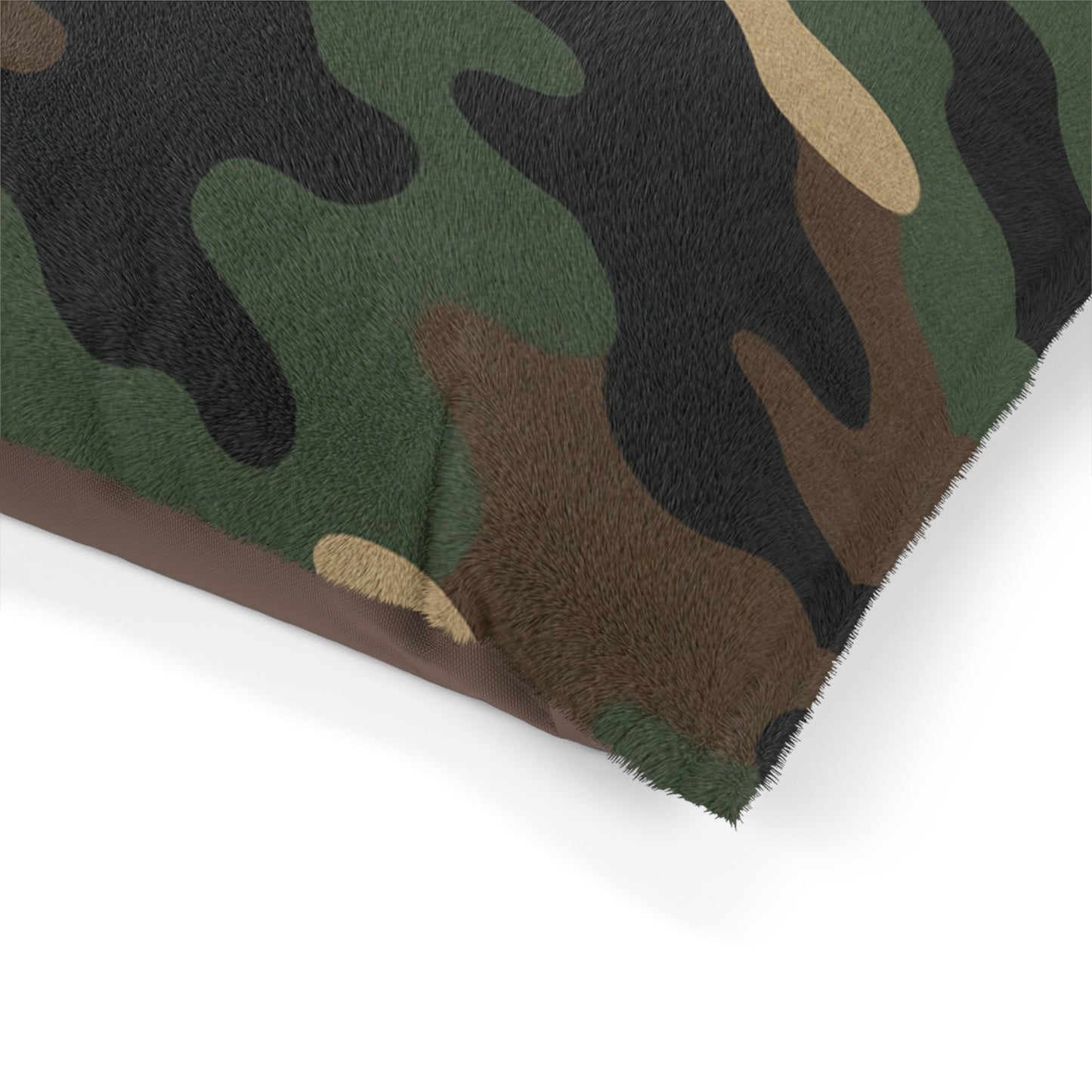 Camouflage Pet Bed for Dogs and Cats, Cozy Military-Inspired Dog Bed, Camo Pet Cushion, Stylish Pet Bedding, Gift for Pet Lovers - TRV