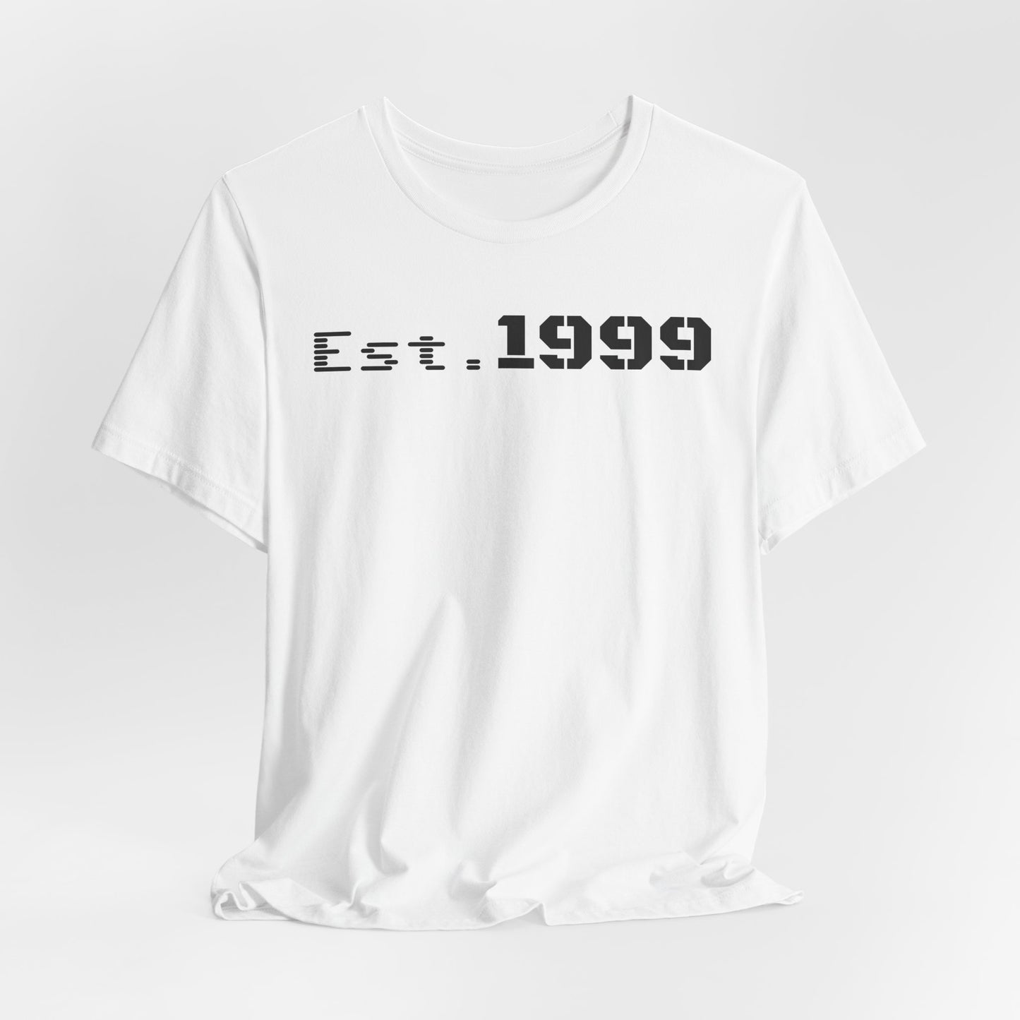 Established 1999 Unisex Tee | Vintage Birth Year Shirt, Casual Birthday Gift, Personalized Family Reunion Apparel, Retro Style [...] - TRV