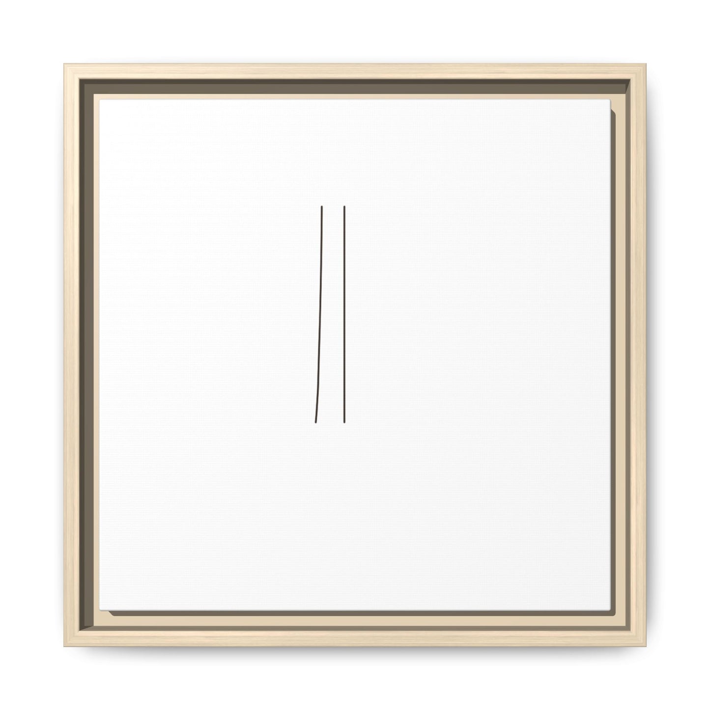 Minimal Line Art | Matte Canvas Framed
