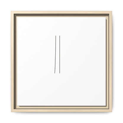 Minimal Line Art | Matte Canvas Framed