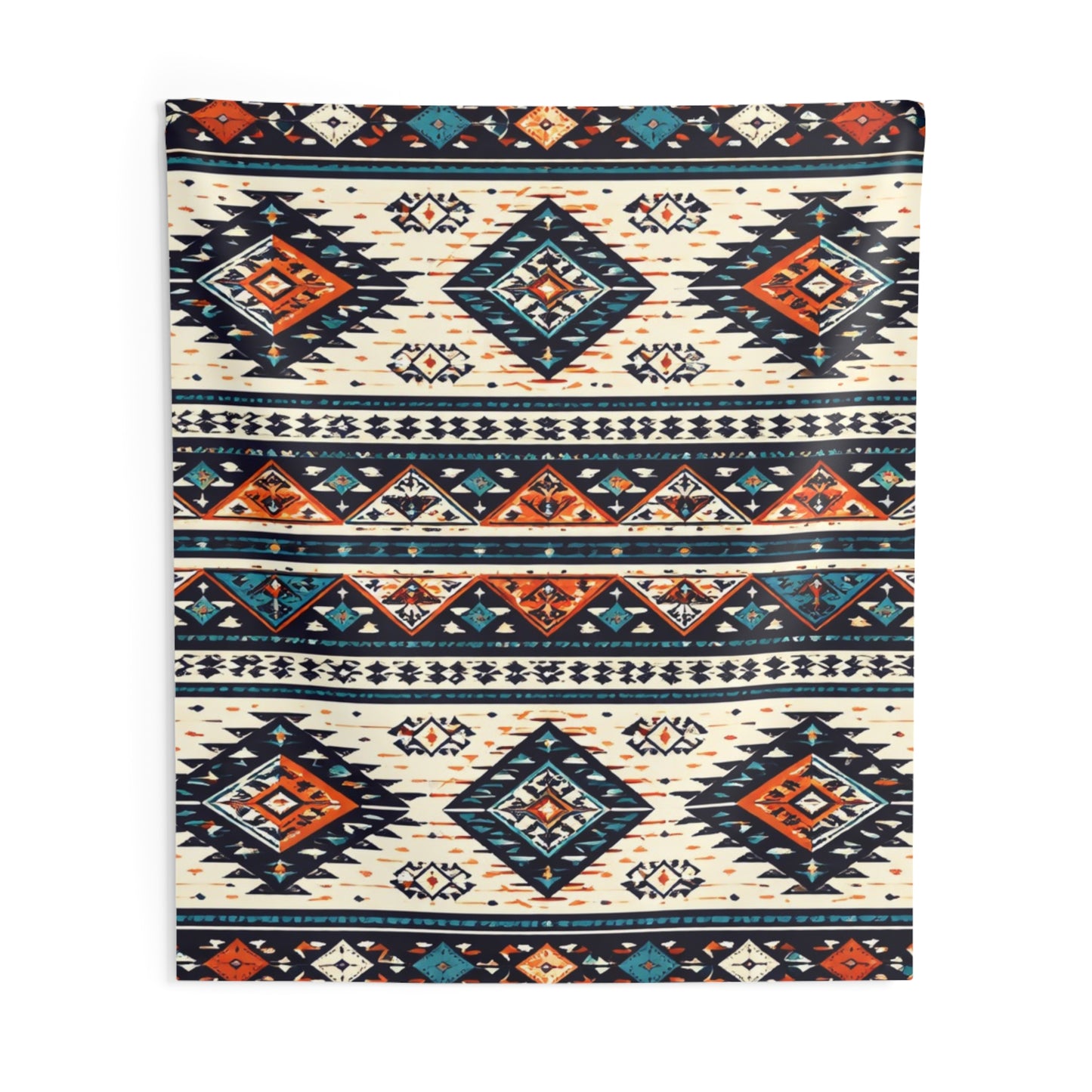 Southwestern Geometric Tapestry — Boho Tribal Wall Hanging