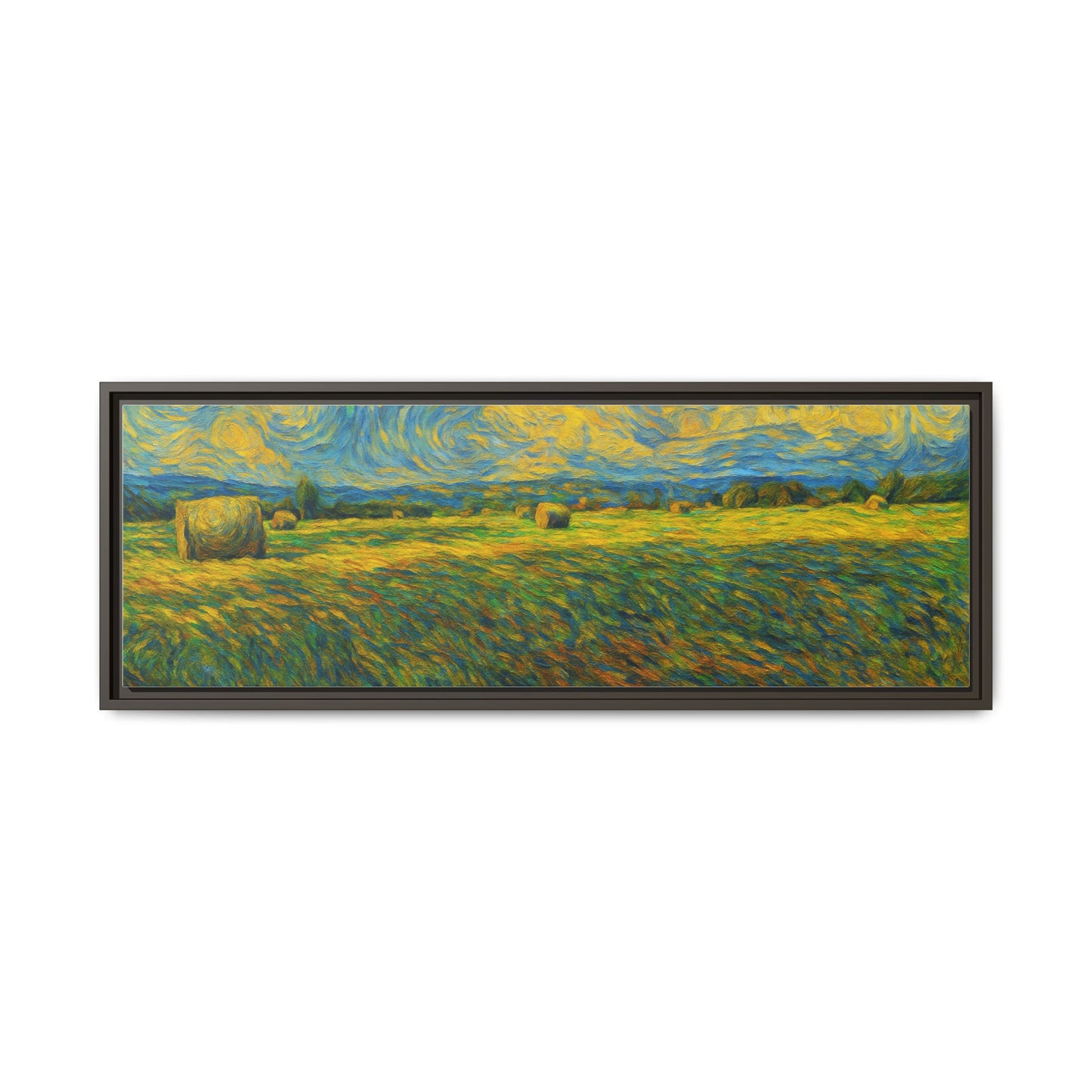 Multi-color landscape matte canvas print framed by Printify, featuring scenic outdoor artwork on high-quality canvas.