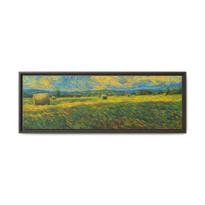 Multi-color landscape matte canvas print framed by Printify, featuring scenic outdoor artwork on high-quality canvas.