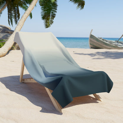 Ocean Ombre Beach Towel | Gradient Blue Beach Towel