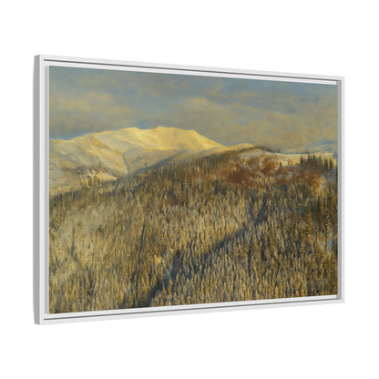 Framed Mountain Canvas Art, Perfect for Home Decor, Nature Wall Art, Gift for Nature Lovers, Cozy Atmosphere - TRV