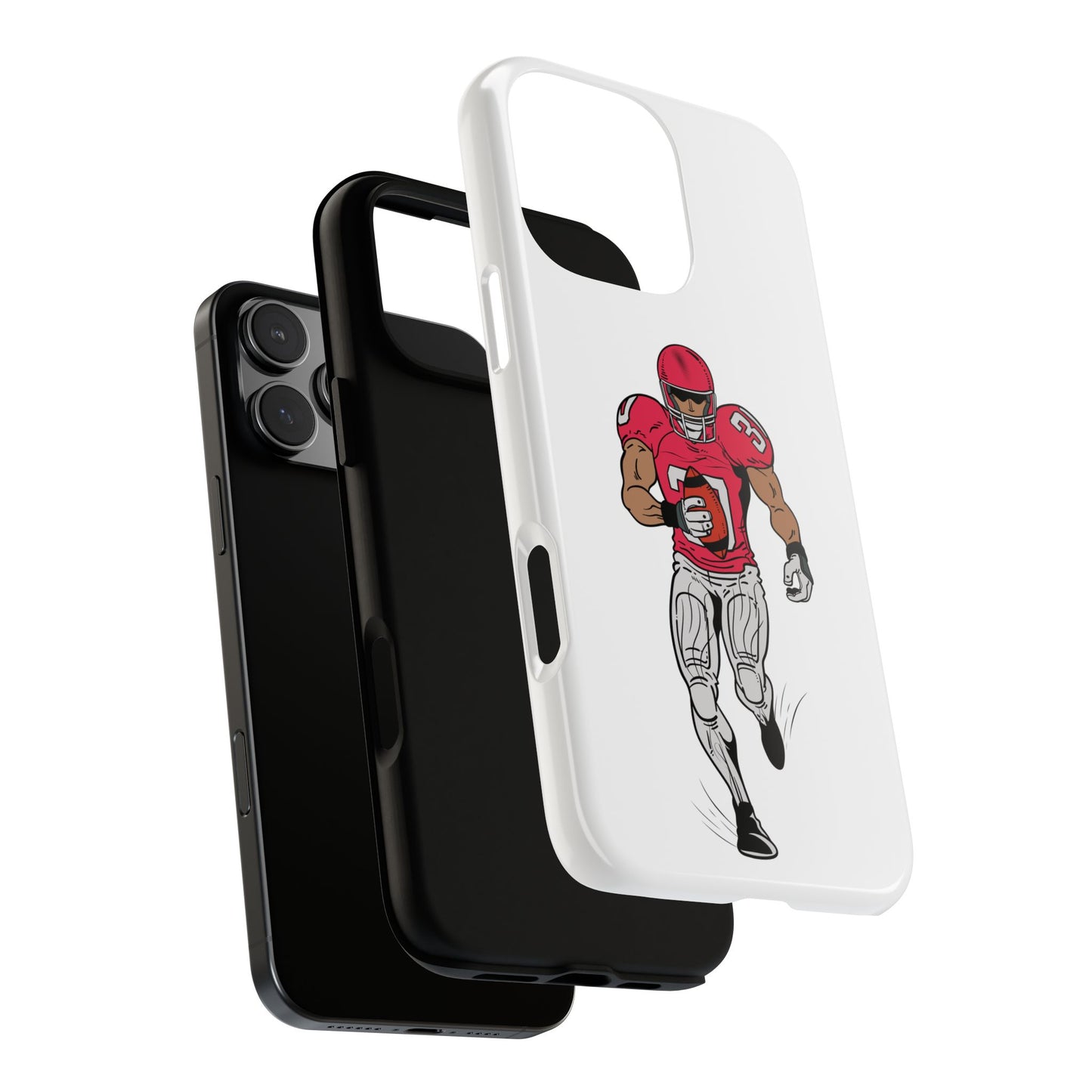 Football Player Tough Case, Sports Phone Cover, Athlete Gift, Tough Phone Case, Fall Sports, Football Lover's Accessory - TRV