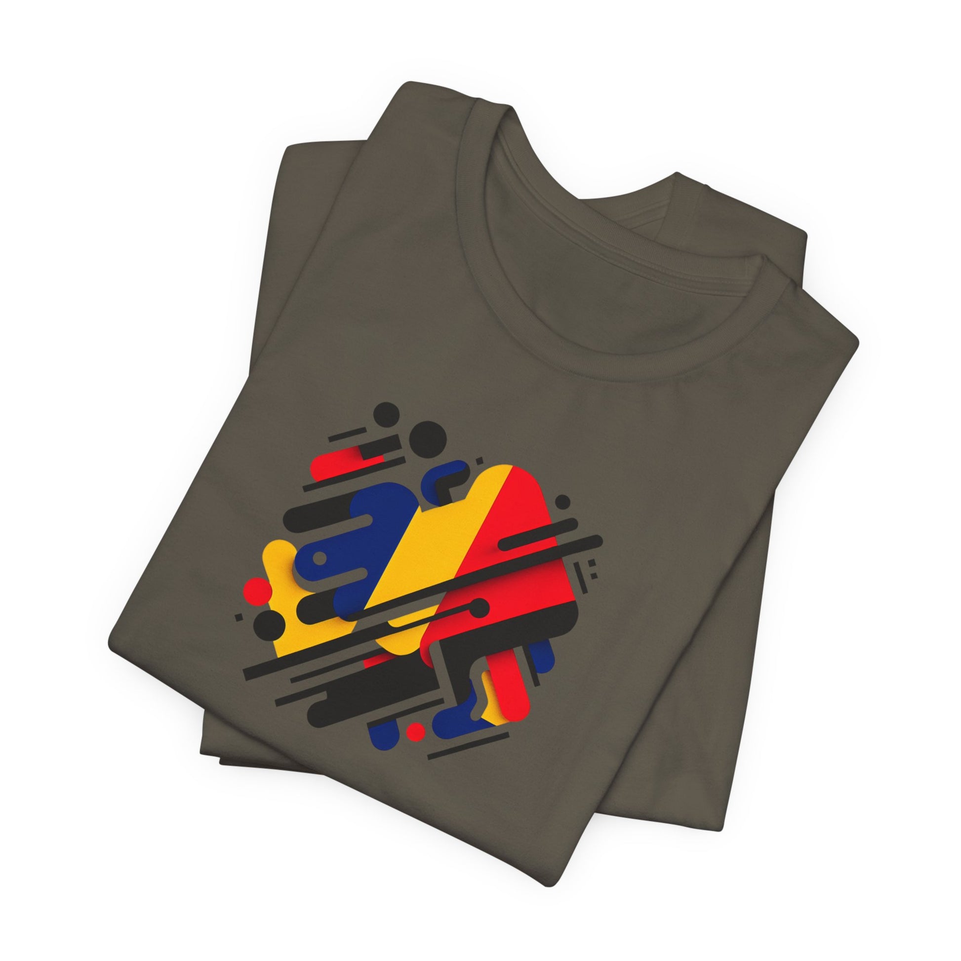 Artistic Heart Unisex Jersey Tee - Vibrant Graphic Tee, Casual Wear, Gift for Art Lovers, Birthday Surprise, Everyday Comfort - TRV