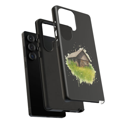 Rustic Farmhouse Phone Case, Cute Cottage Design, Tough Cases for Nature Lovers, Eco-Friendly Gift, Customizable Tech Accessories - TRV