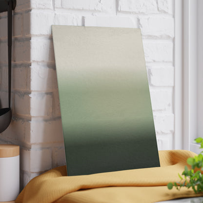 Green Ombre Gradient Glass Cutting Board | Modern Kitchen Decor