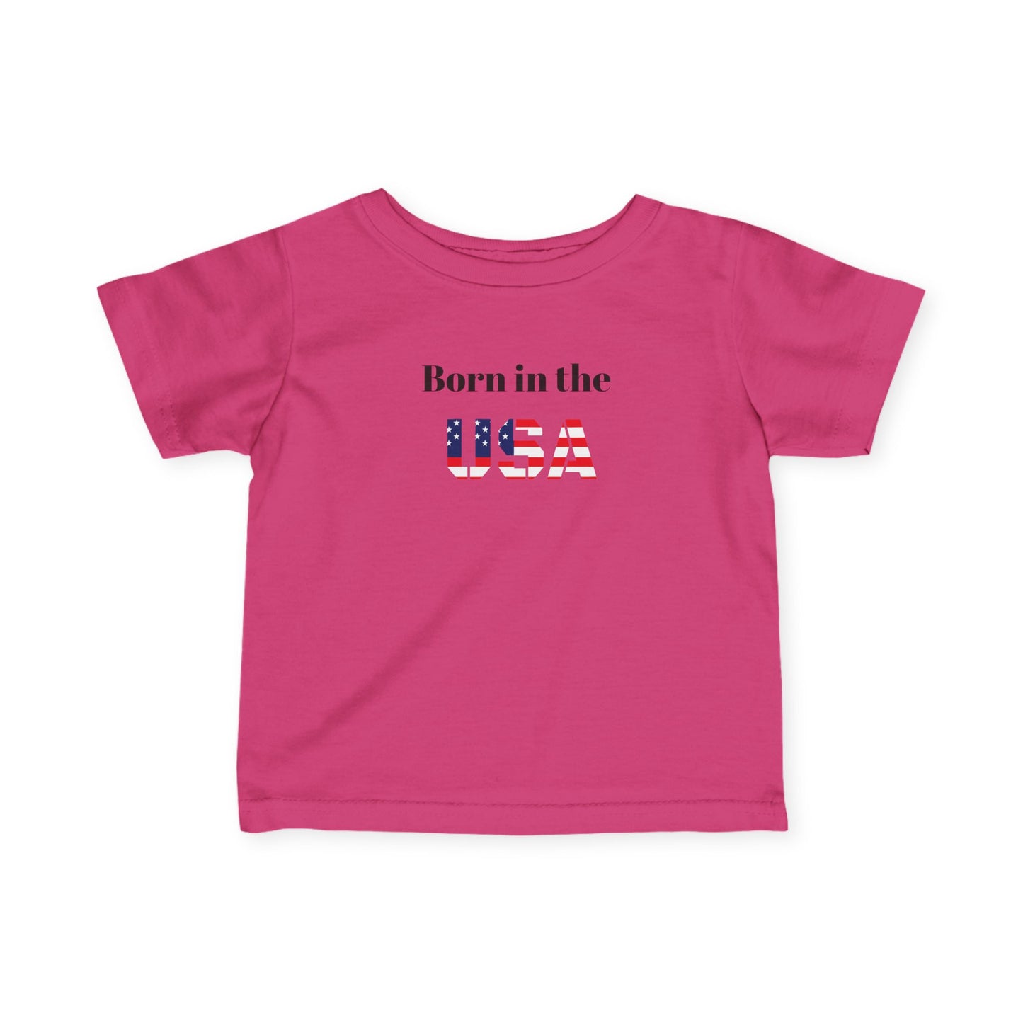 Patriotic Infant Tee - Born in the USA Apparel, Baby Gifts, 4th of July Outfit, Newborn Clothing, Toddler Shirt, Independence Day