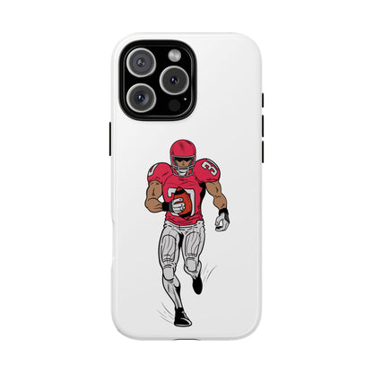 Football Player Tough Case, Sports Phone Cover, Athlete Gift, Tough Phone Case, Fall Sports, Football Lover's Accessory - TRV