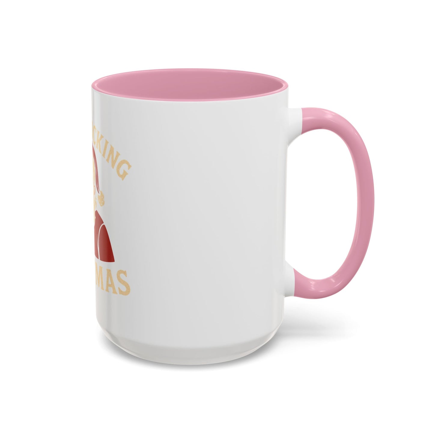 Merry Fucking Christmas Mug — Funny Santa Middle Finger Coffee Cup (11oz & 15oz)