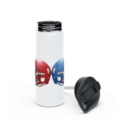 Sporty Stainless Steel Water Bottle with Unique Football Helmet Design | Ideal for Athletes, Gym Lovers, Sports Events, Hydration on the Go