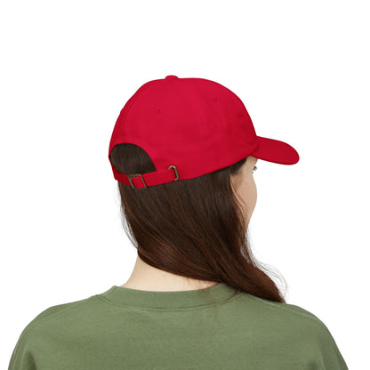 Dad Cap — "My anxiety has anxiety" Embroidered White Baseball Hat