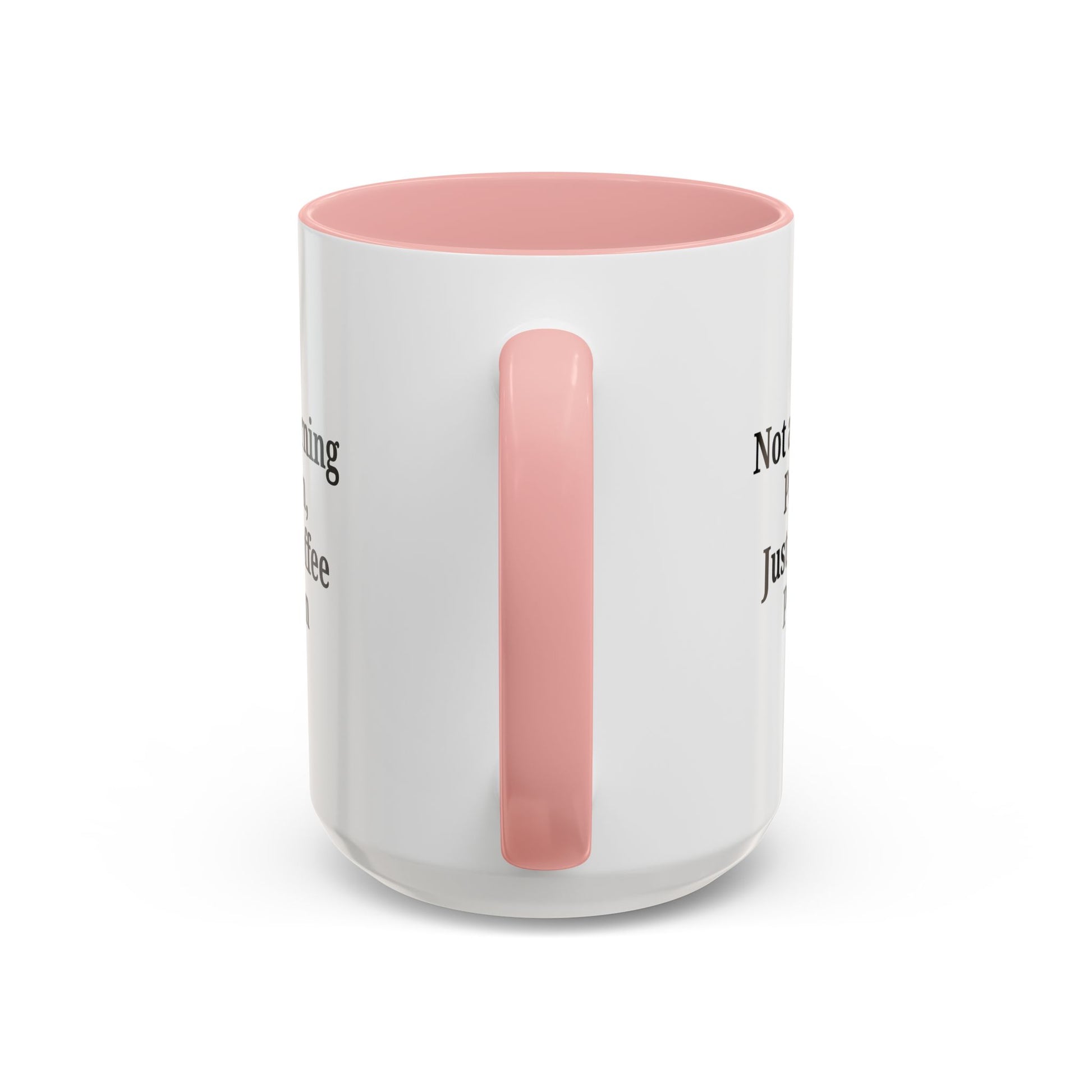 Coffee Lover's Accent Mug, Perfect for Gifting, Home Office Decor, Not a Morning Person, Coffee Enthusiast, Funny Coffee Mug - TRV