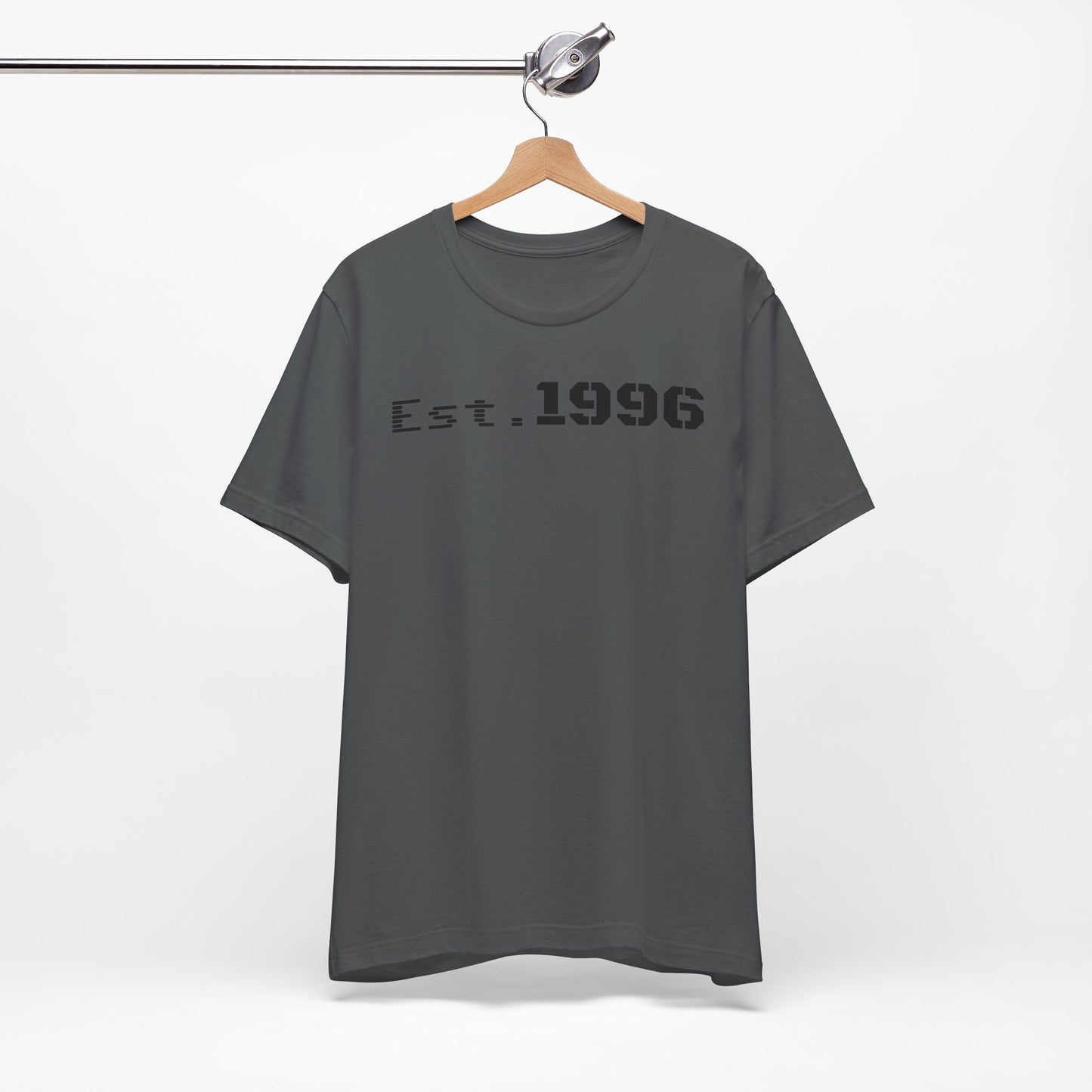 Established 1996 Unisex T-Shirt, Vintage Year Tee, Birth Year Gift, Casual Fashion, Personalized Graphic Tee - TRV