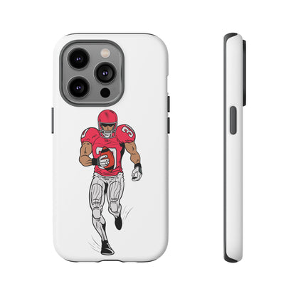 Football Player Tough Case, Sports Phone Cover, Athlete Gift, Tough Phone Case, Fall Sports, Football Lover's Accessory - TRV