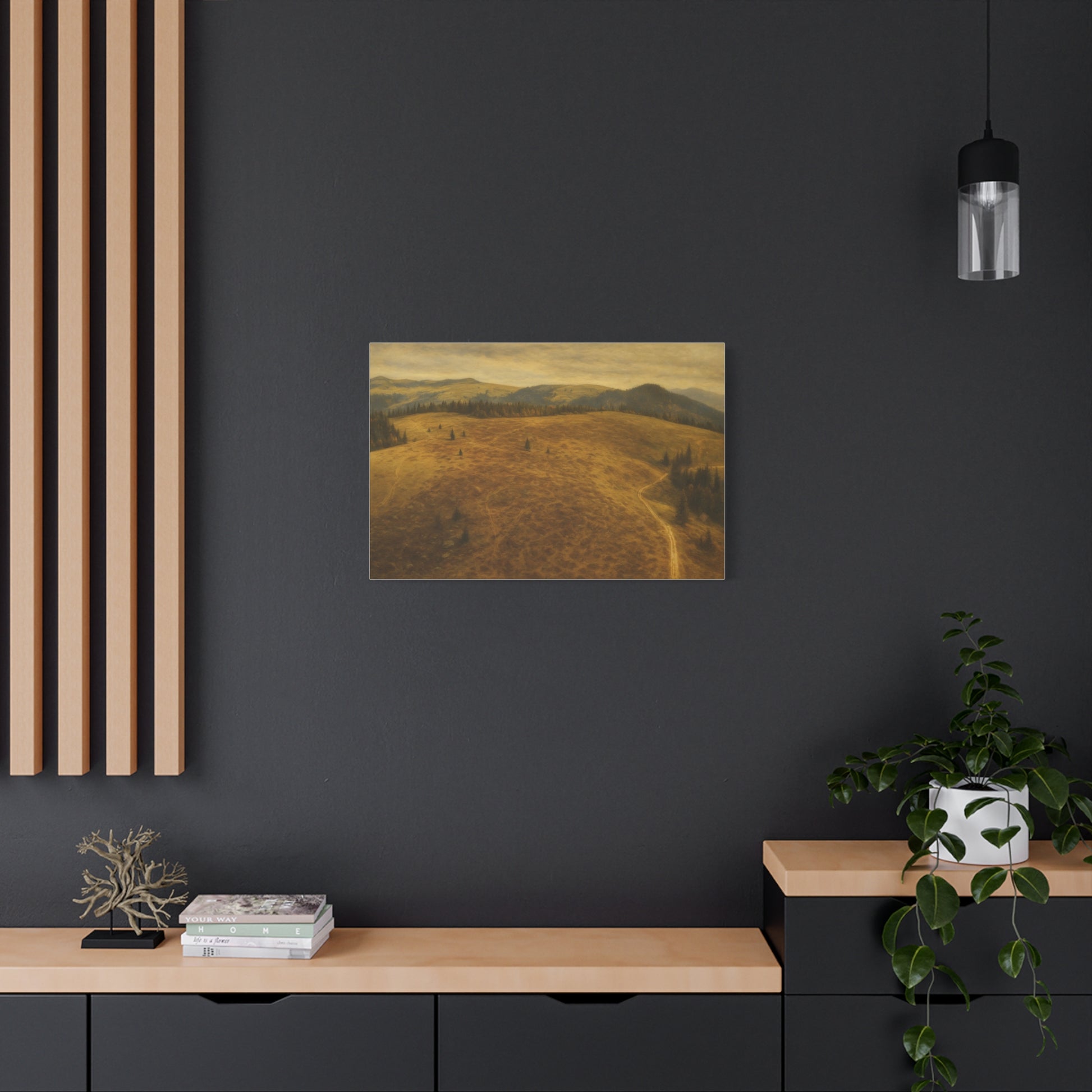 Stretched Canvas Art Print, Landscape Wall Decor, Nature Photography, Rustic Home Decor, Gifting, Earthy Art - TRV