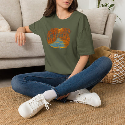 Autumn Pathway Unisex Softstyle T-Shirt, Cozy Fall Shirt, Nature Lover Tee, Scenic Route Top, Gift for Hikers, Casual Wear, Outdoor [...]