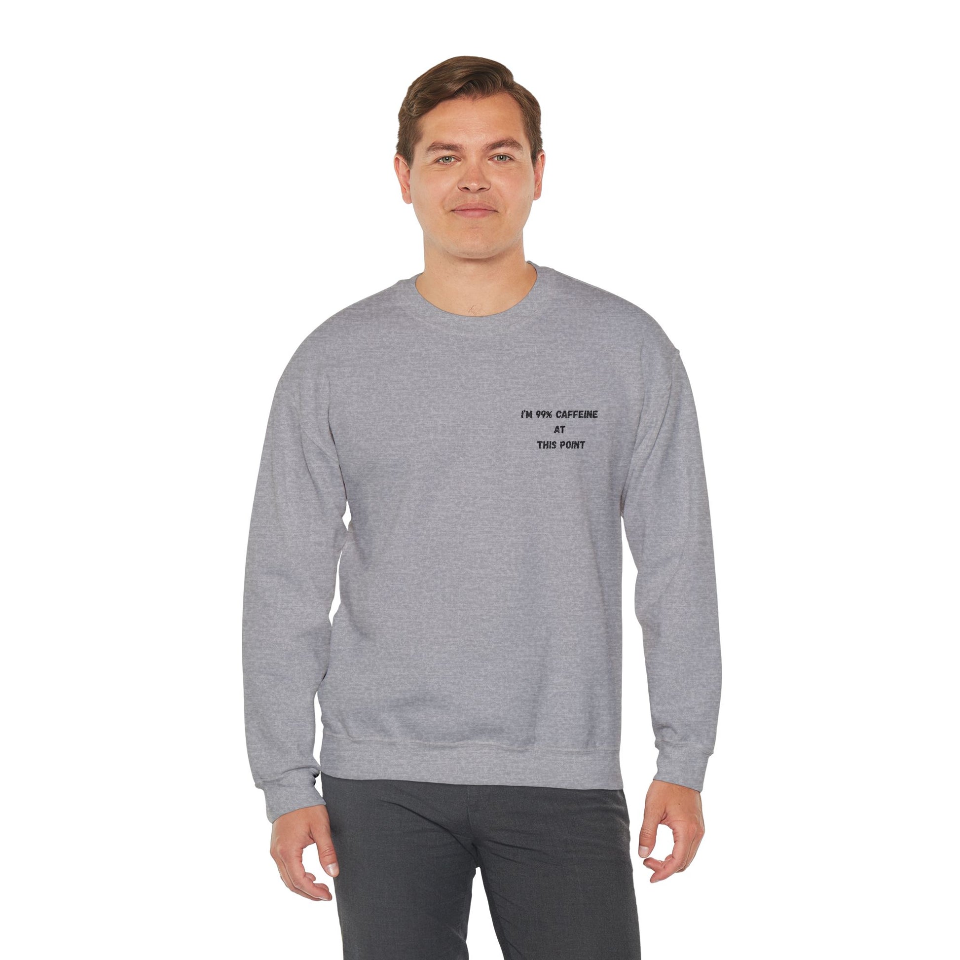 Caffeine Lover's Crewneck Sweatshirt | Unisex Heavy Blend - TRV