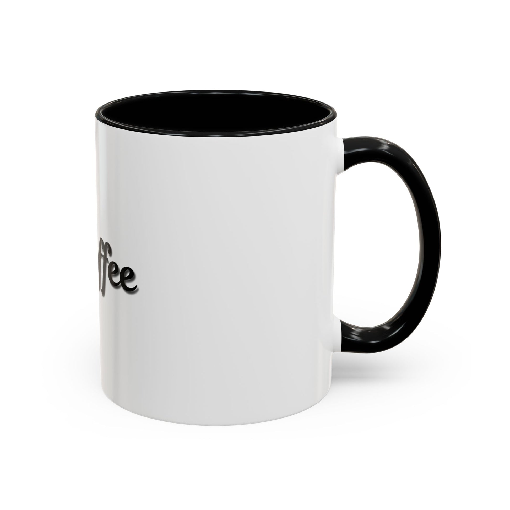 Personalized My Coffee Accent Mug - 11oz & 15oz Coffee Cups for Coffee Lovers - TRV