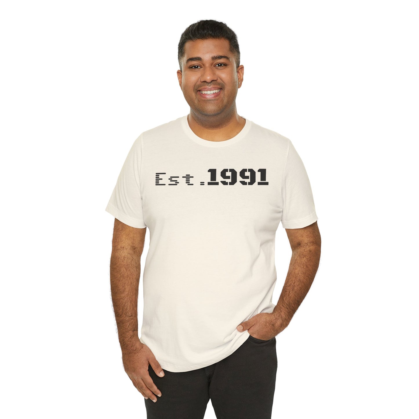 Unisex Vintage Est. 1991 Tee - Perfect Gift for Birthdays, Anniversaries, Throwback Fashion, Casual Wear, Milestone Celebrations