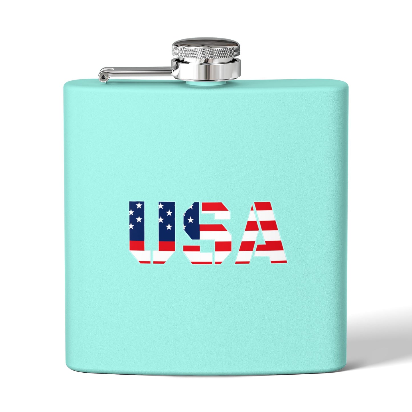 Patriotic Stainless Steel Flask | USA Flag Design | Perfect for Gifts, Tailgating, Camping, BBQs, and Celebrations
