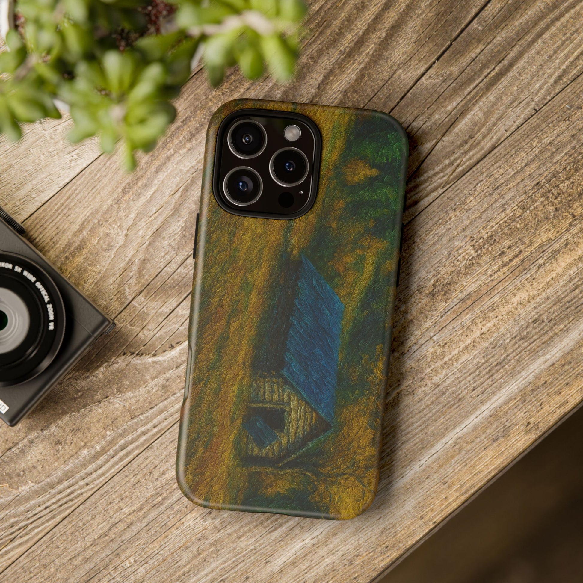 Artistic Phone Case by Tough Cases, Nature-Inspired Phone Protection, Unique Gift for Nature Lovers, Stylish Accessory, Fall Aesthetic - TRV
