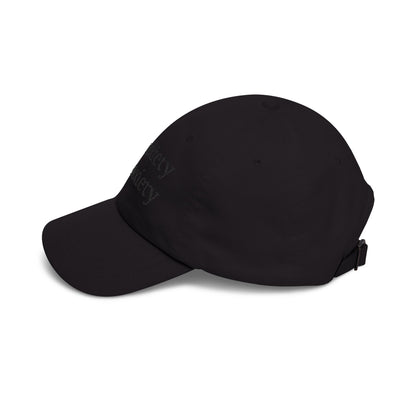 Dad Cap — "My anxiety has anxiety" Embroidered White Baseball Hat