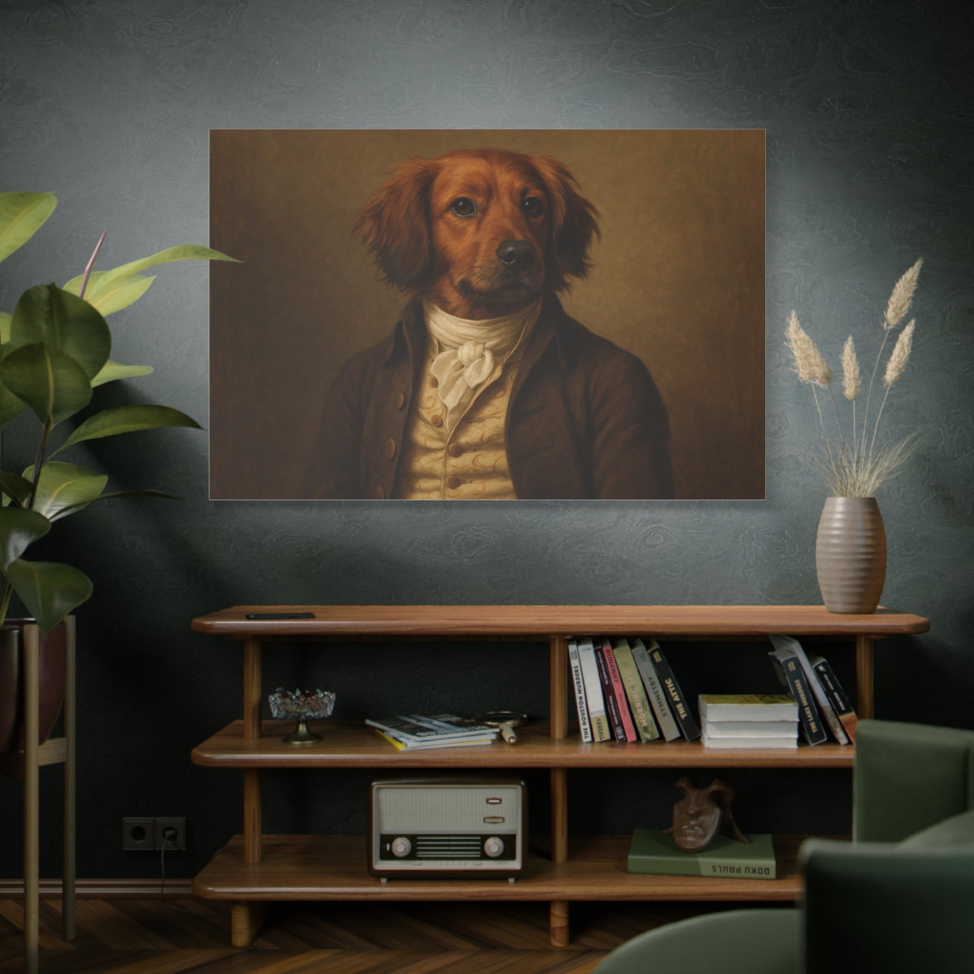 Regal Dog Portrait Matte Canvas - TRV
