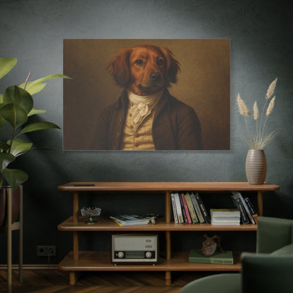 Regal Dog Portrait Matte Canvas - TRV
