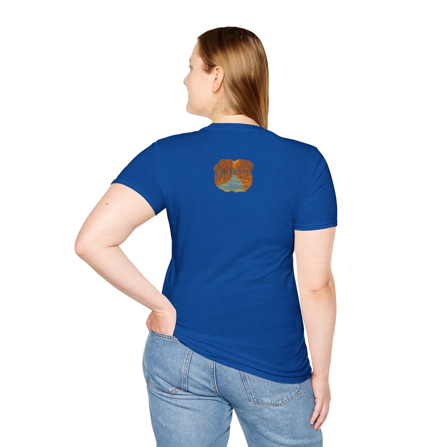 Autumn Pathway Unisex Softstyle T-Shirt, Cozy Fall Shirt, Nature Lover Tee, Scenic Route Top, Gift for Hikers, Casual Wear, Outdoor [...]