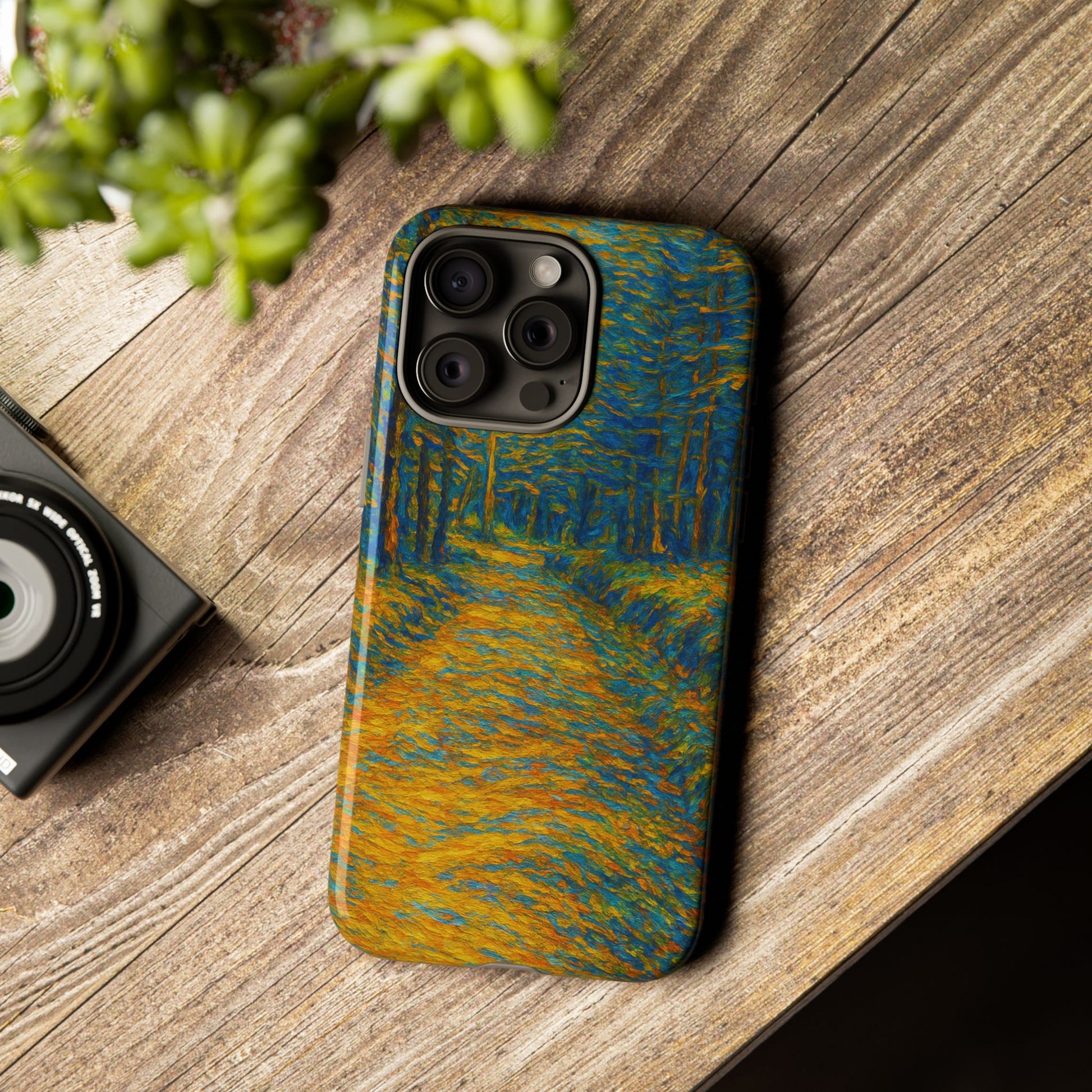 Artistic Phone Case for Nature Lovers, Tough Cases, Vibrant Design, Gift for Friends, Phone Accessories, Unique Artwork - TRV
