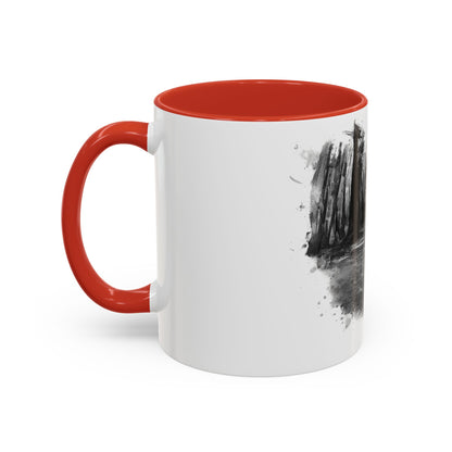 Moody Abstract Forest Coffee Mug | Unique Gift for Nature Lovers, Cozy Home Decor, Perfect for Coffee, Tea, and Hot Chocolate - TRV