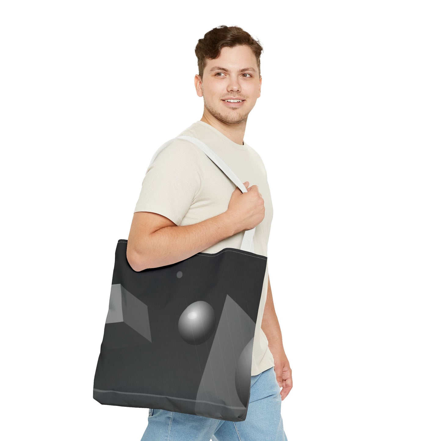 Abstract Monochrome Orb | Tote Bag